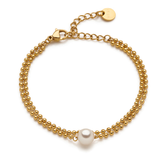 Beaded Pearl Bracelet