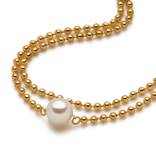 Beaded Pearl Bracelet