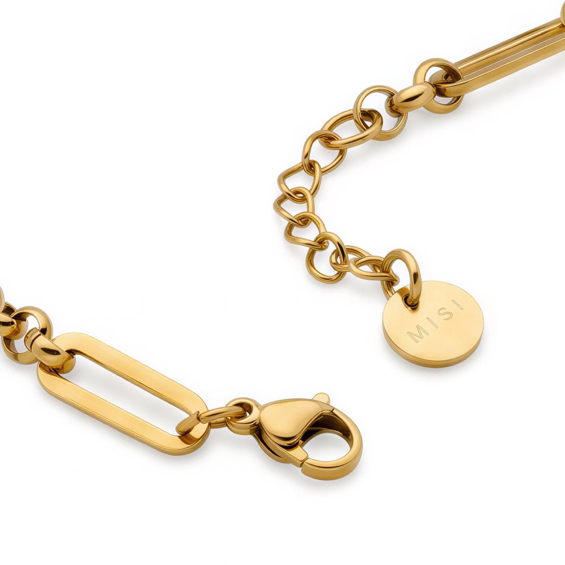 Paperlink Pearl Bracelet (Gold)