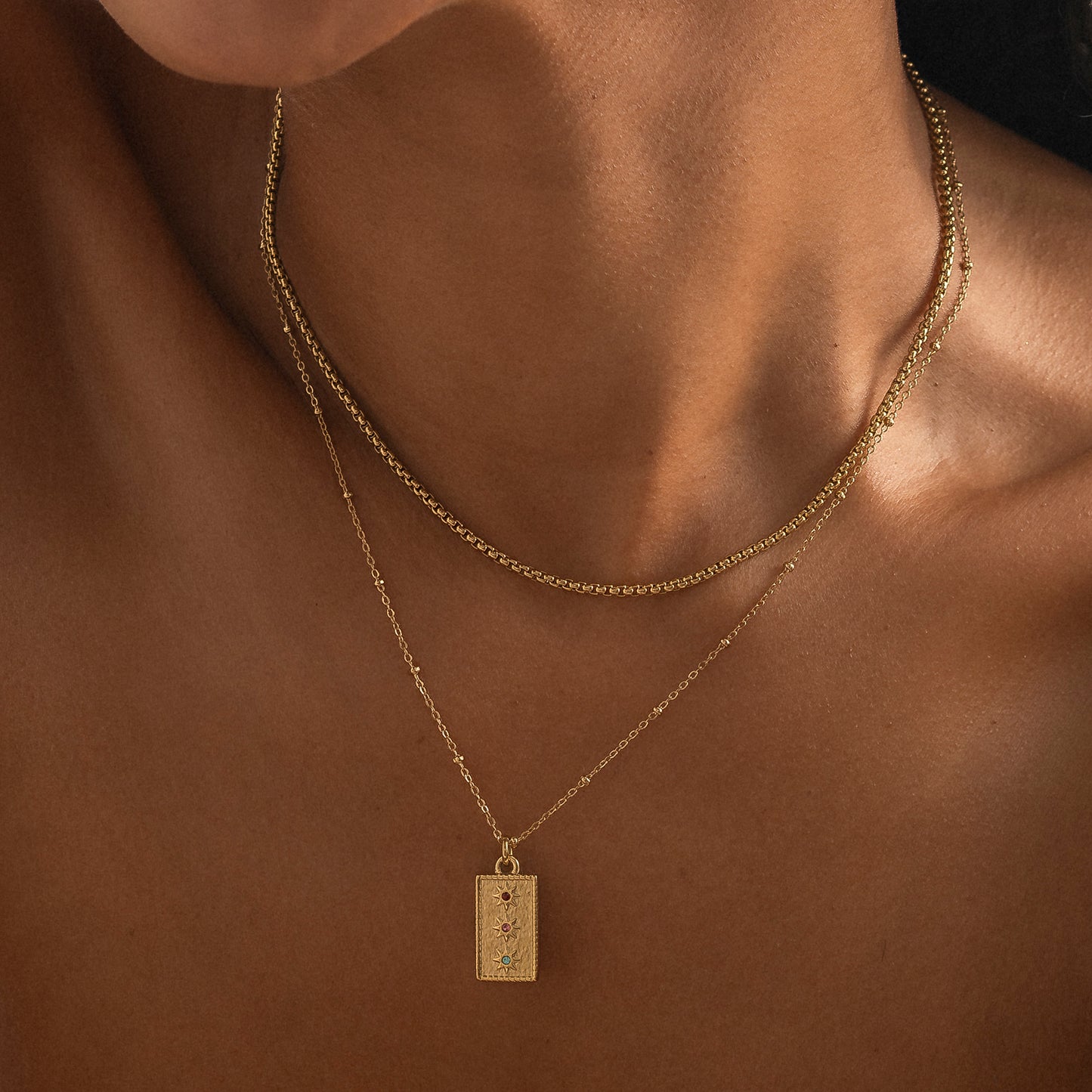 Sparkling Ingot Necklace
