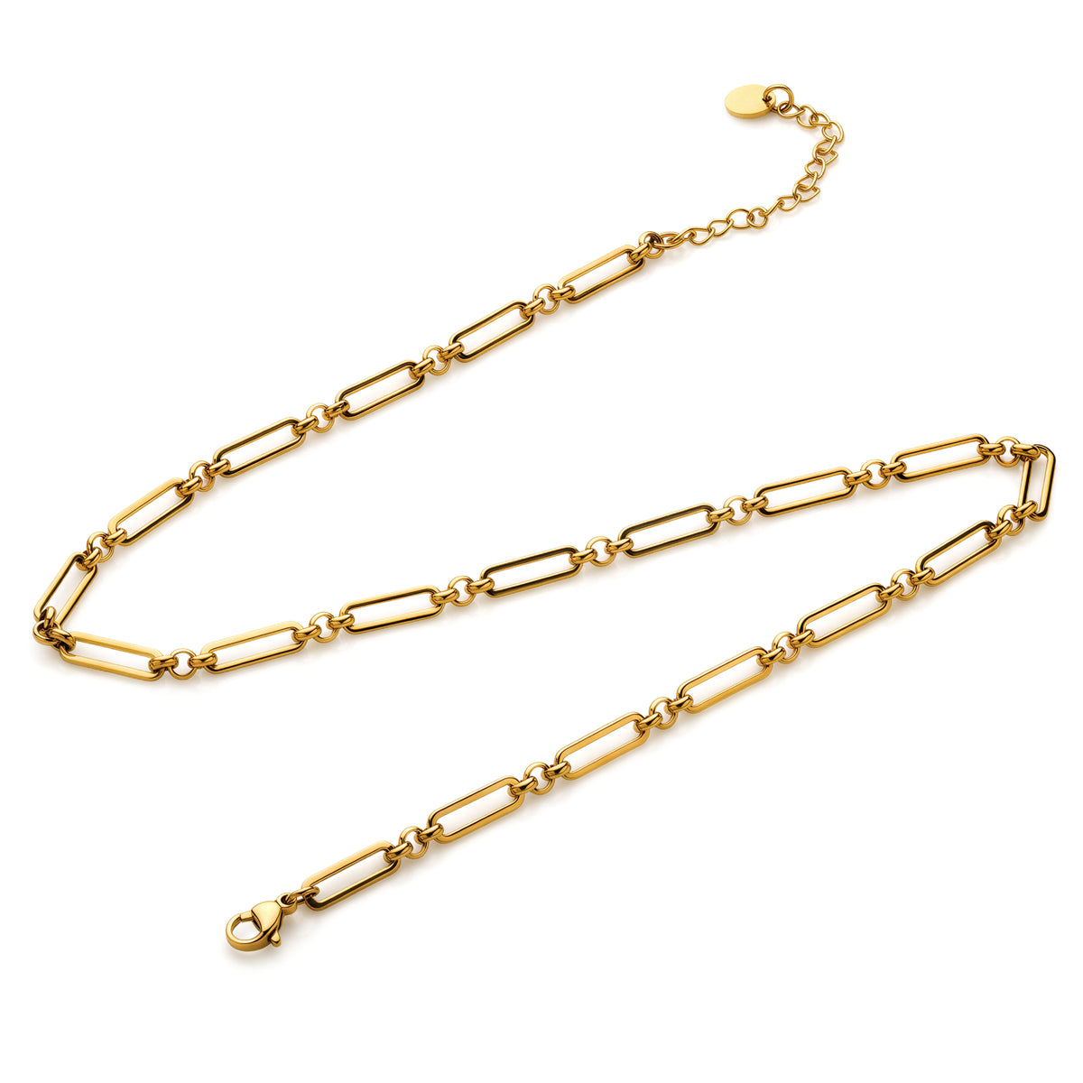 Paperlink Drop Chain (Gold)