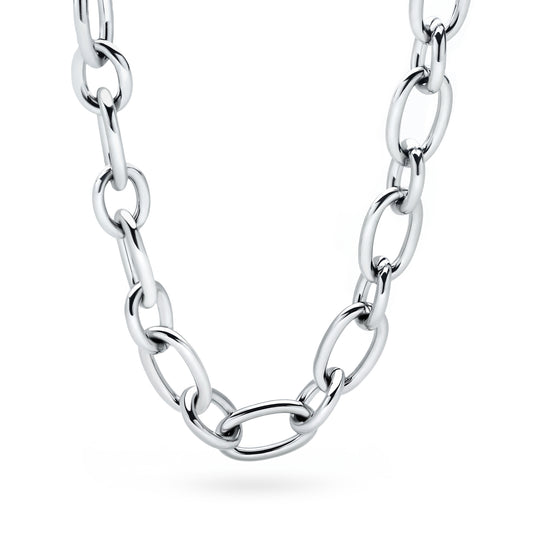 Oval Link Chain (Platinum)