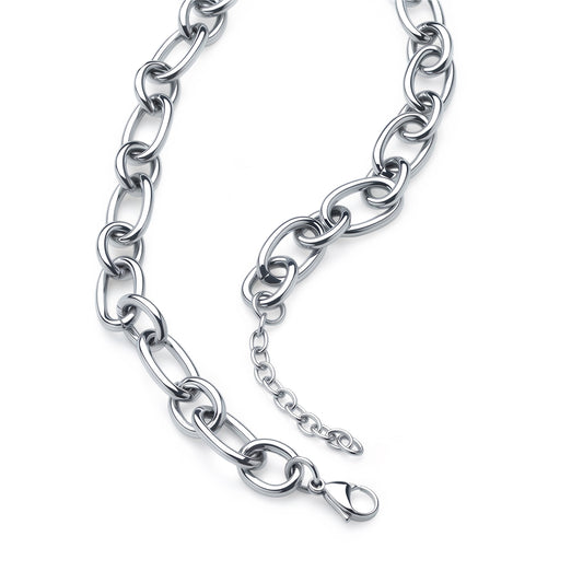 Oval Link Chain (Platinum)