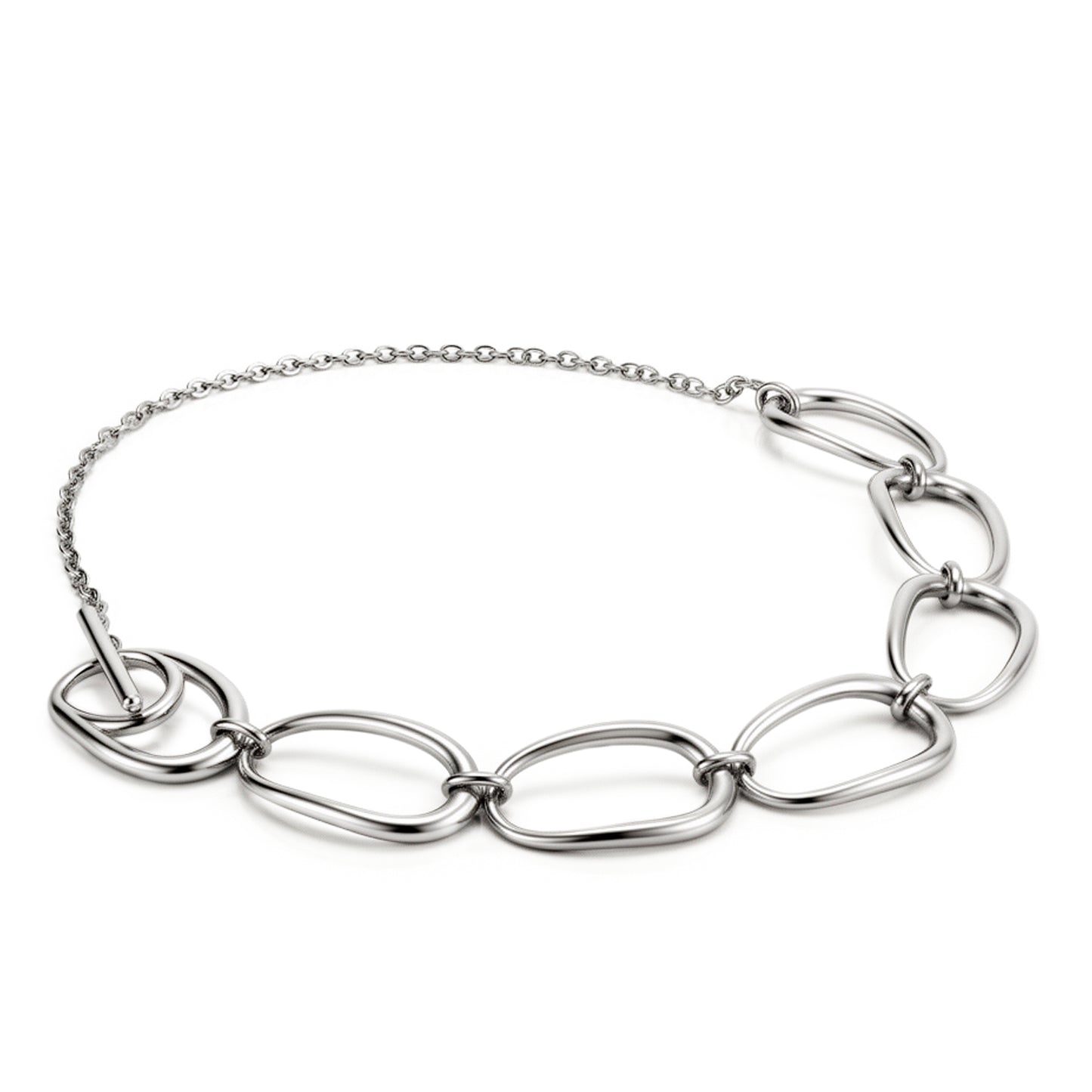 Silver Lining Necklace (Platinum)