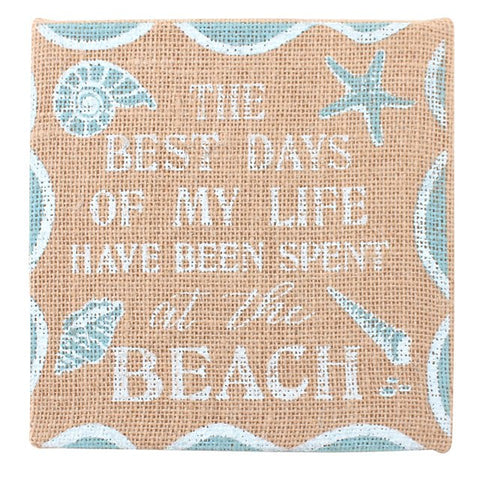 Hessian Beach Plaque