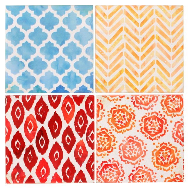 Watercolour coasters