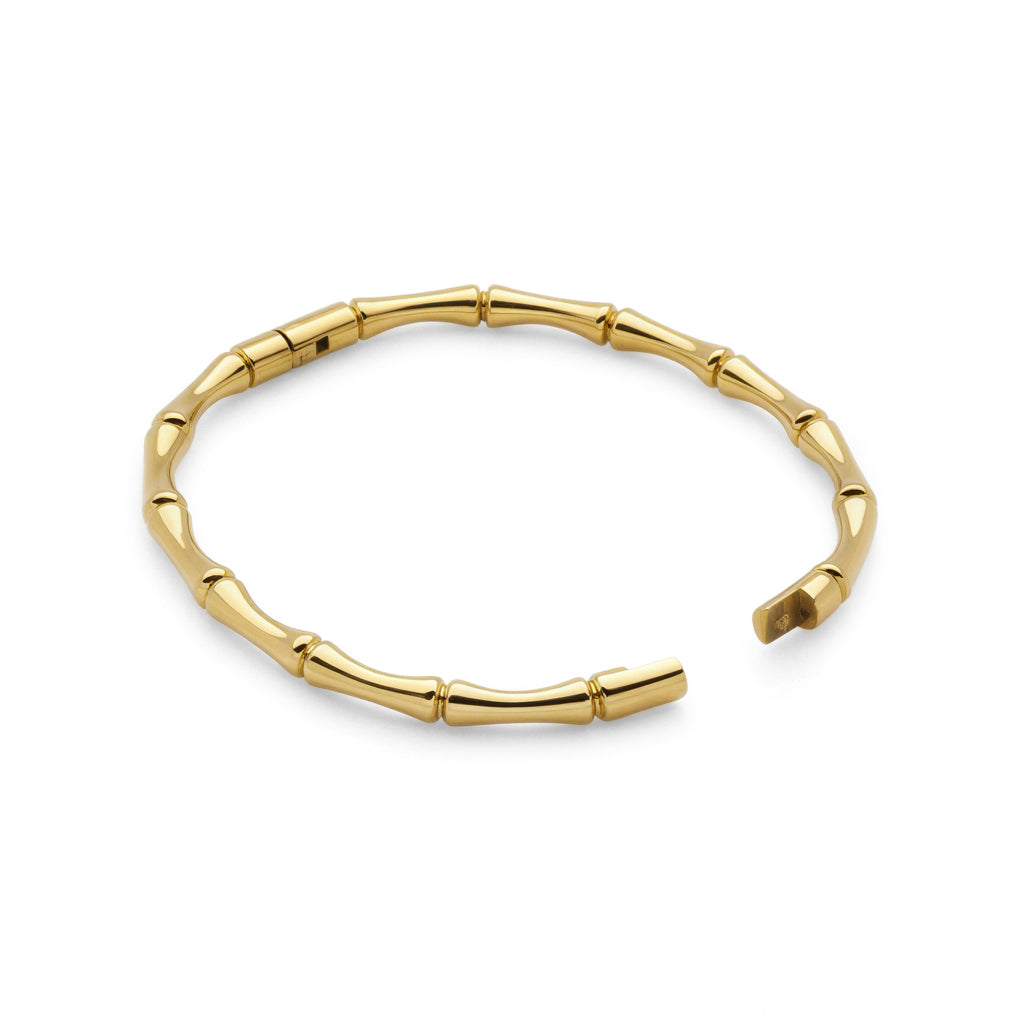 Bamboo Bangle (Gold)