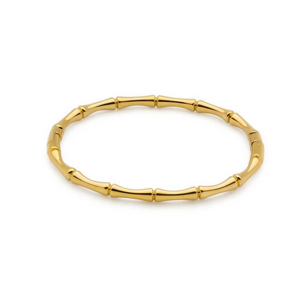 Bamboo Bangle (Gold)