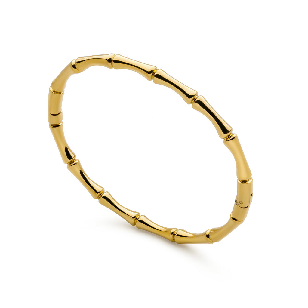 Bamboo Bangle (Gold)
