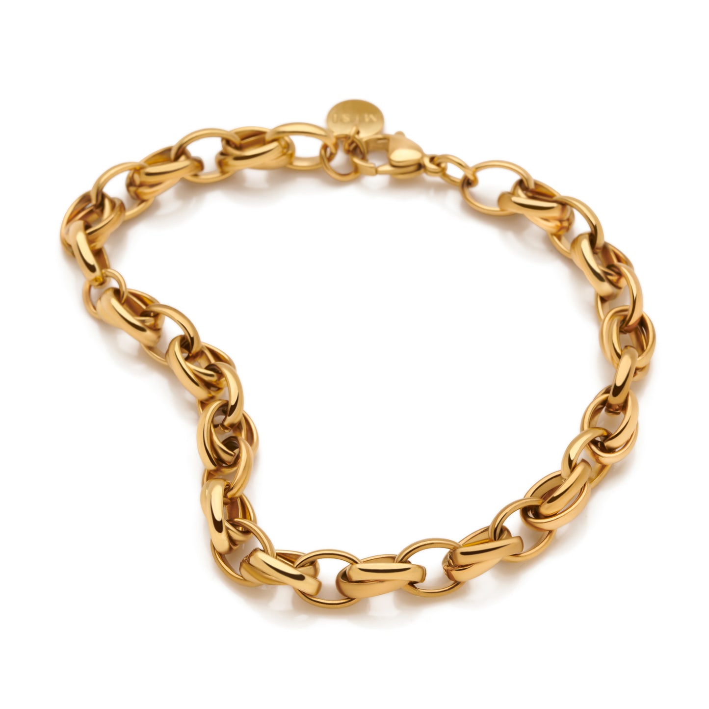 INTERLOCKING LINKS BRACELET