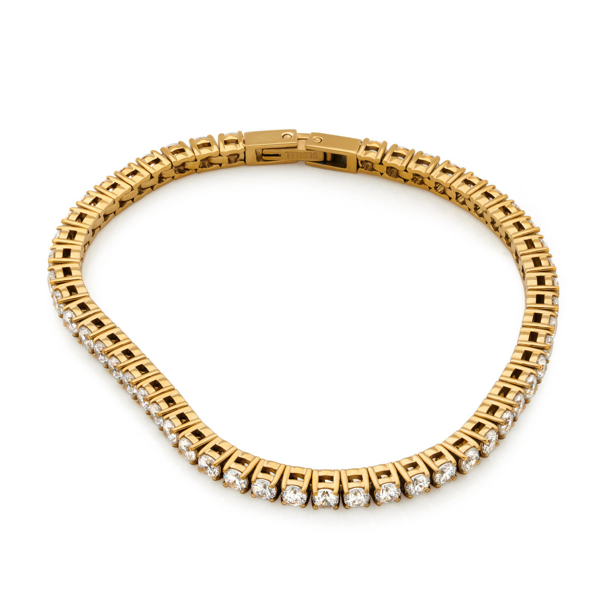 Gold Tennis Bracelet