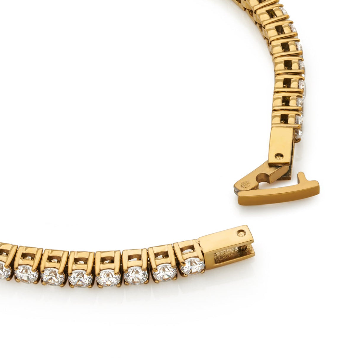 Gold Tennis Bracelet