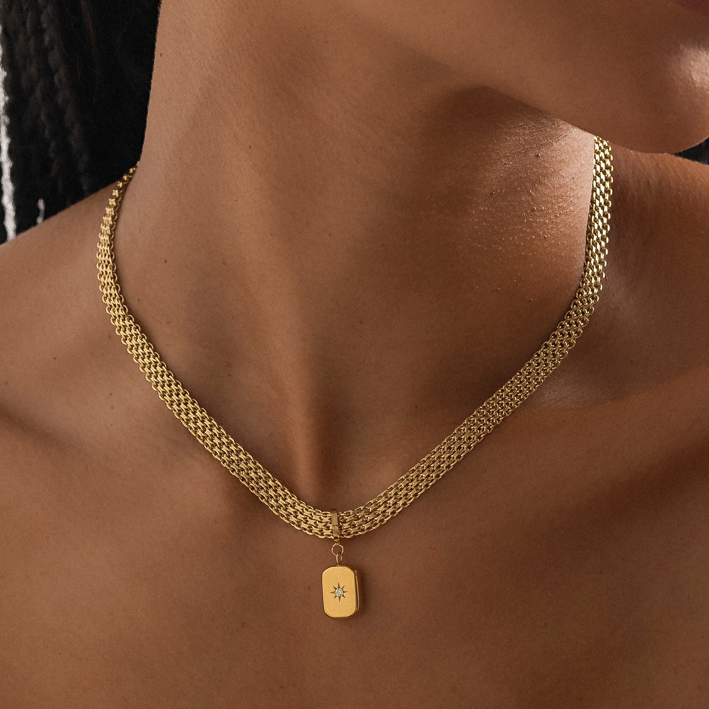 Starlight Mesh Necklace
