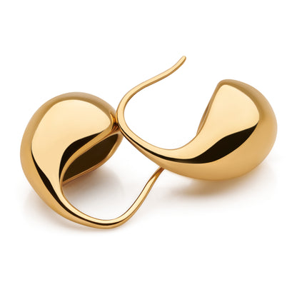 Golden Teardrop Earrings