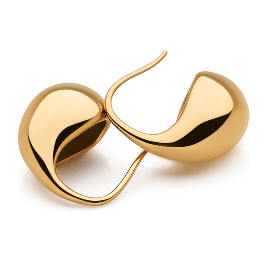 GOLDEN TEARDROP EARRINGS
