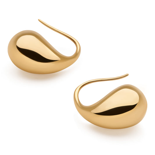 Golden Teardrop Earrings