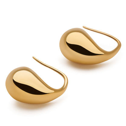 Golden Teardrop Earrings