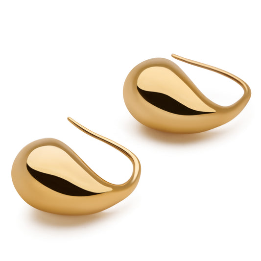 Golden Teardrop Earrings