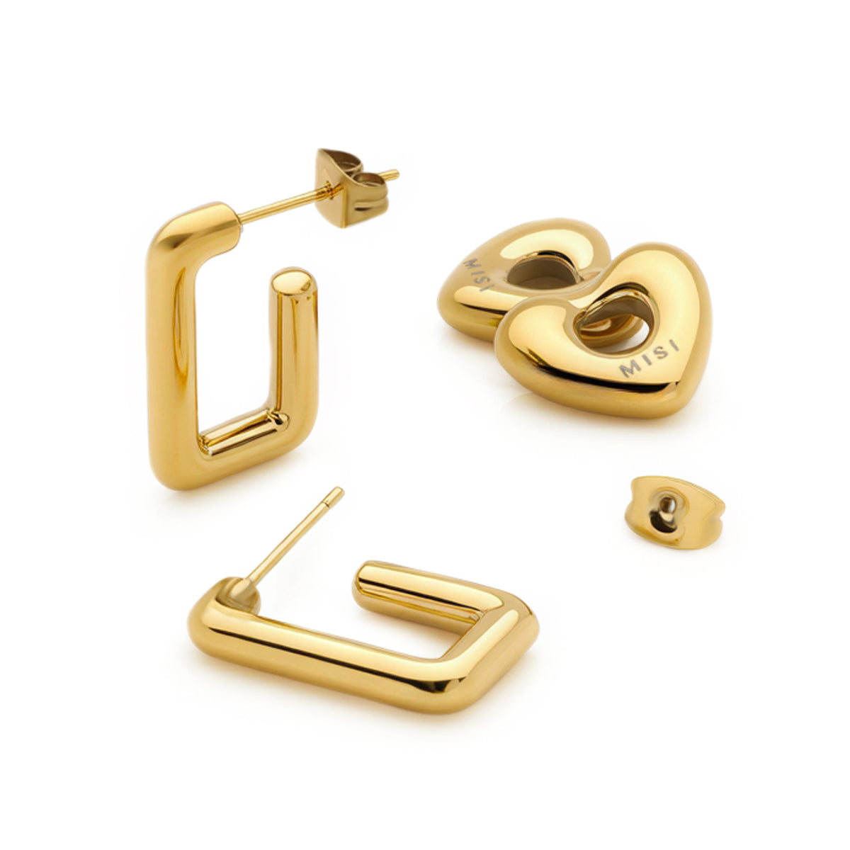 Interlocking Heart Hoops