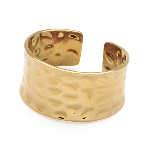 Hammered Cuff Ring