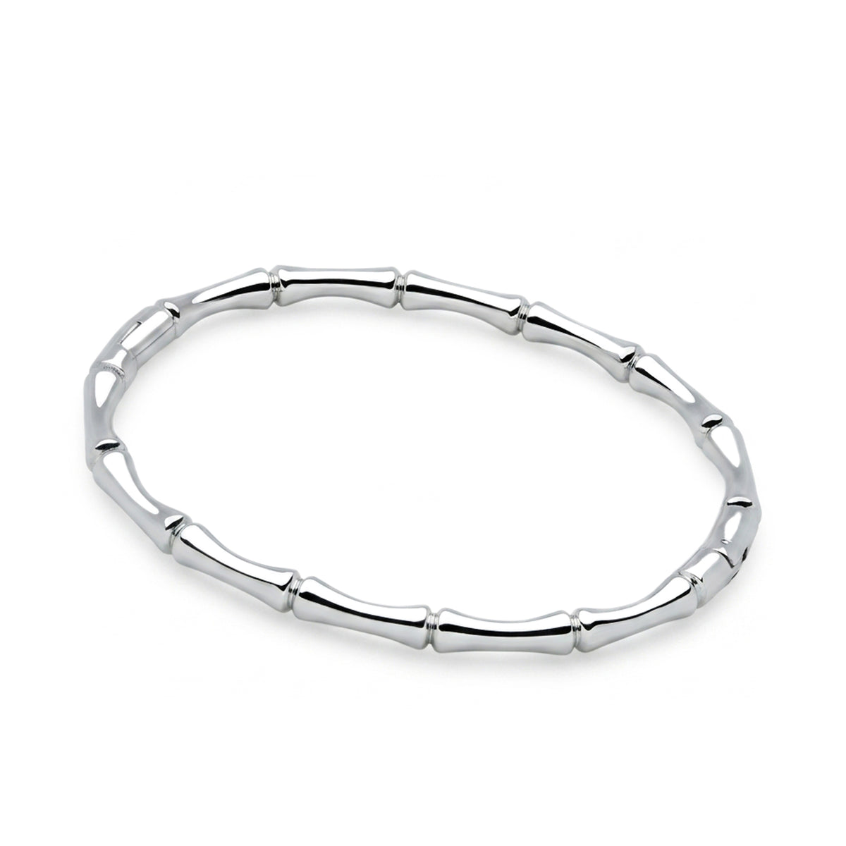Bamboo Bangle (Platinum)