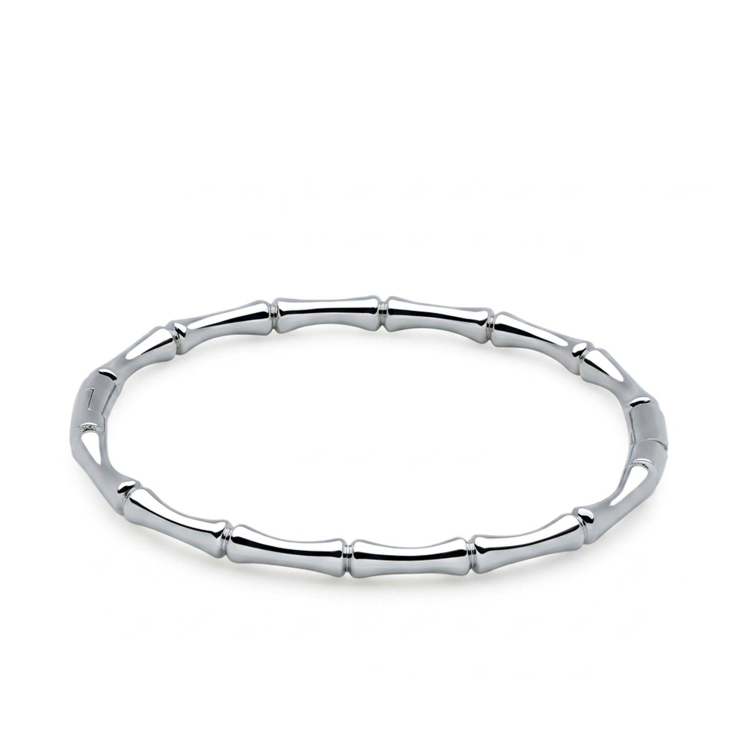 Bamboo Bangle (Platinum)