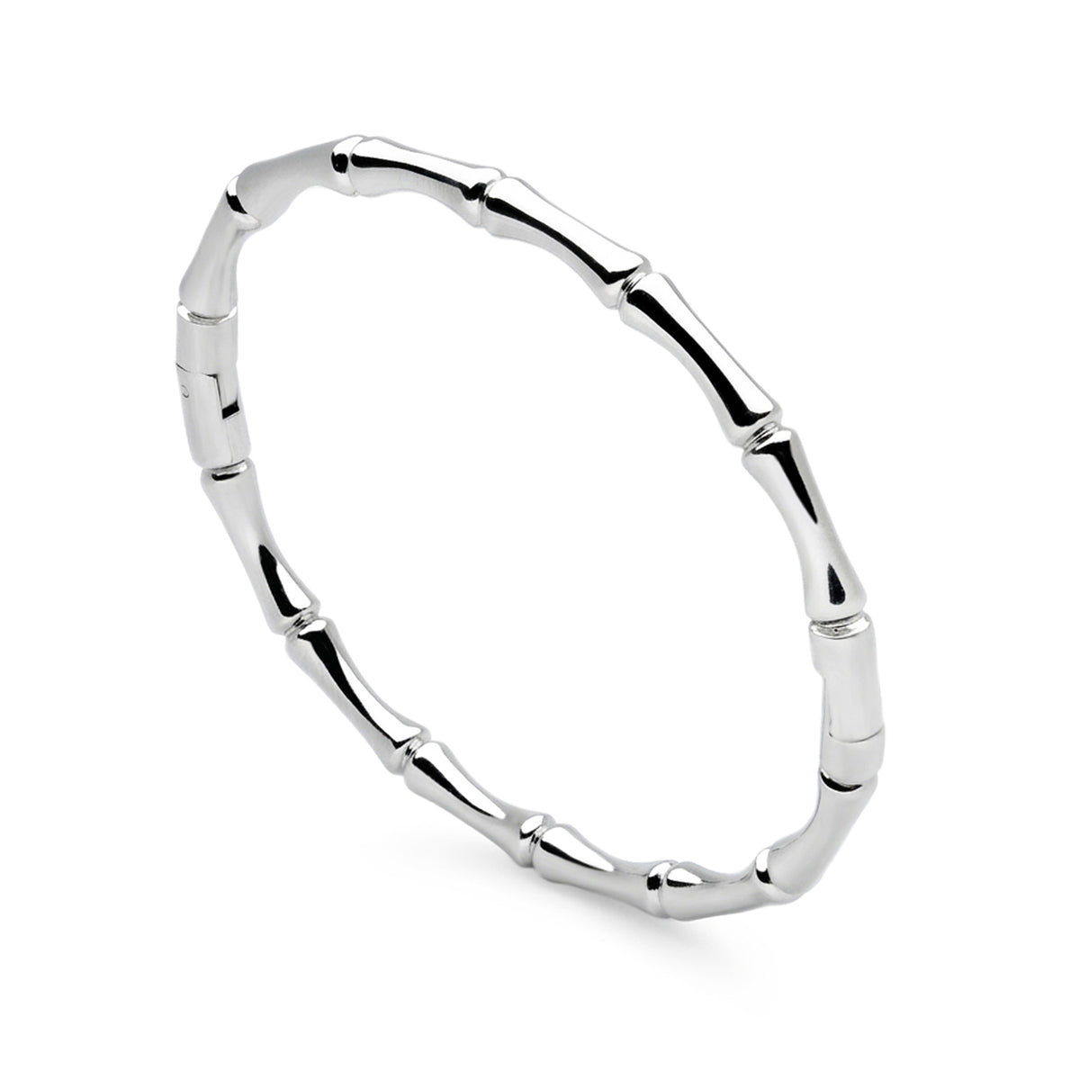 Bamboo Bangle (Platinum)