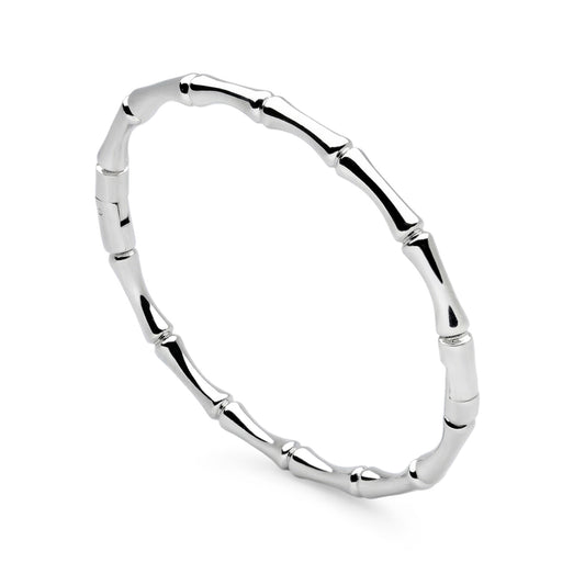 Bamboo Bangle (Platinum)