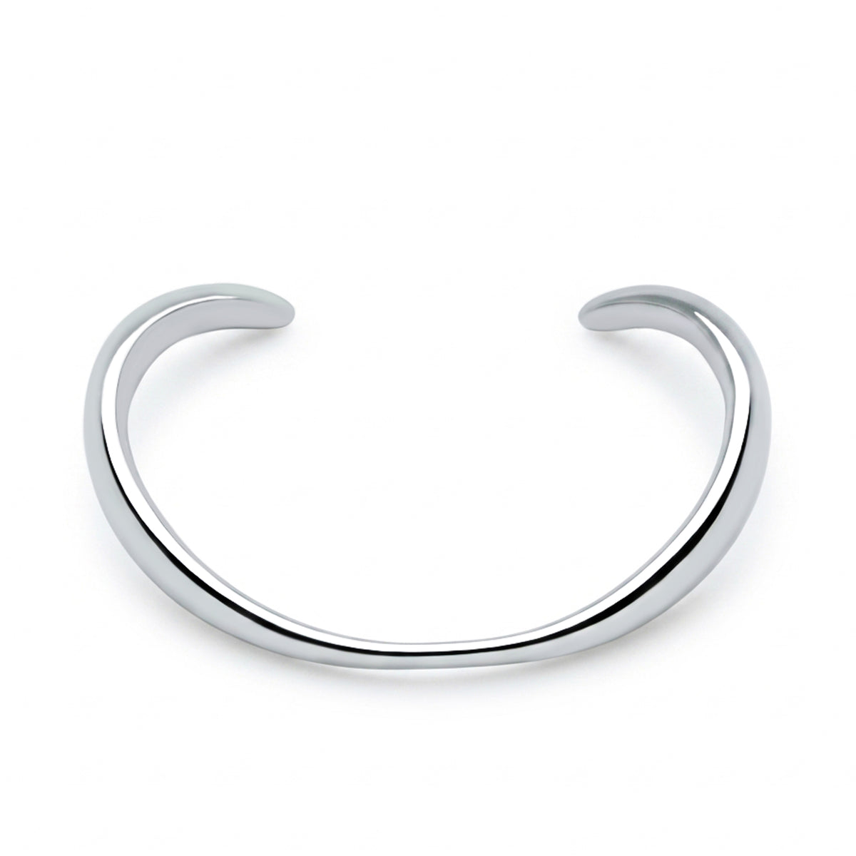 Curve Bangle (Platinum)