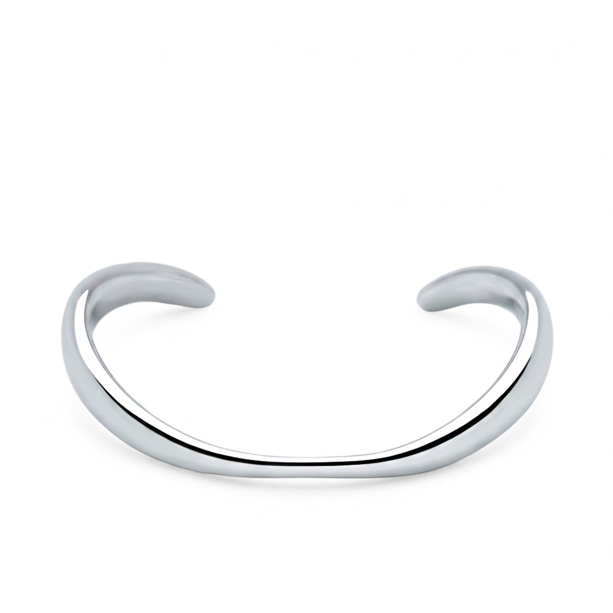 Curve Bangle (Platinum)