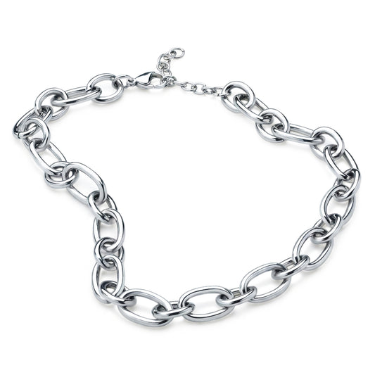 Oval Link Chain  (Platinum)