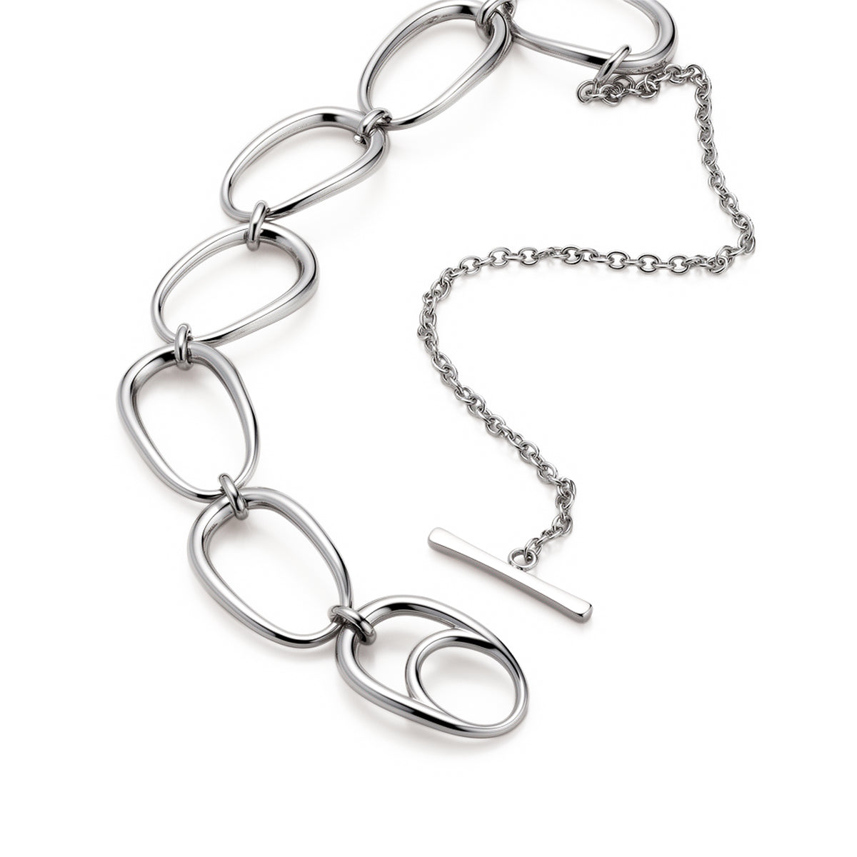 Silver Lining Necklace (Platinum)