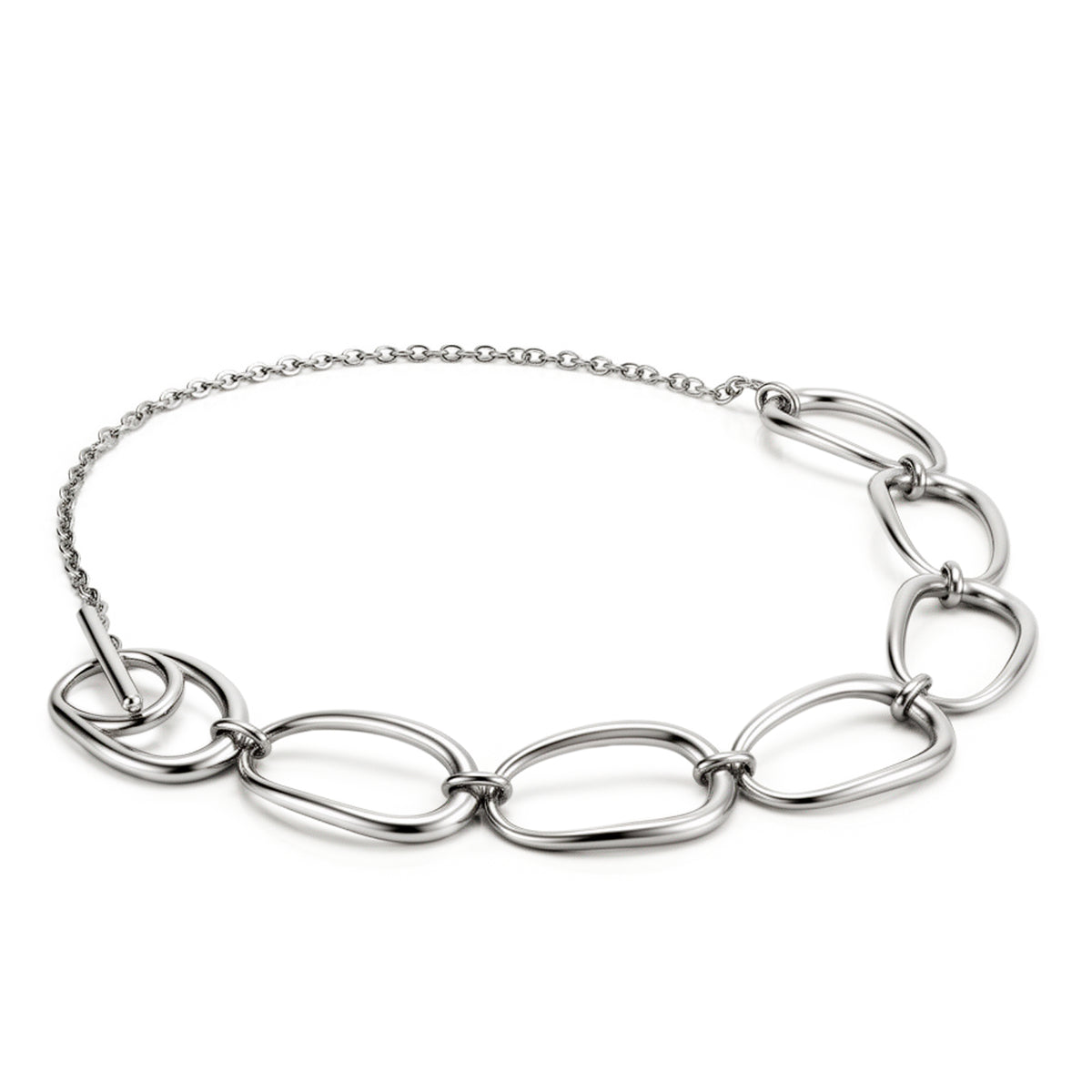 Silver Lining Necklace (Platinum)