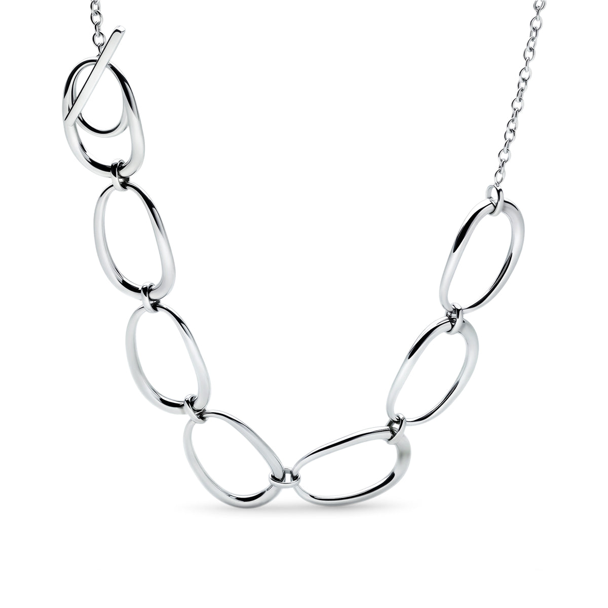 Silver Lining Necklace (Platinum)