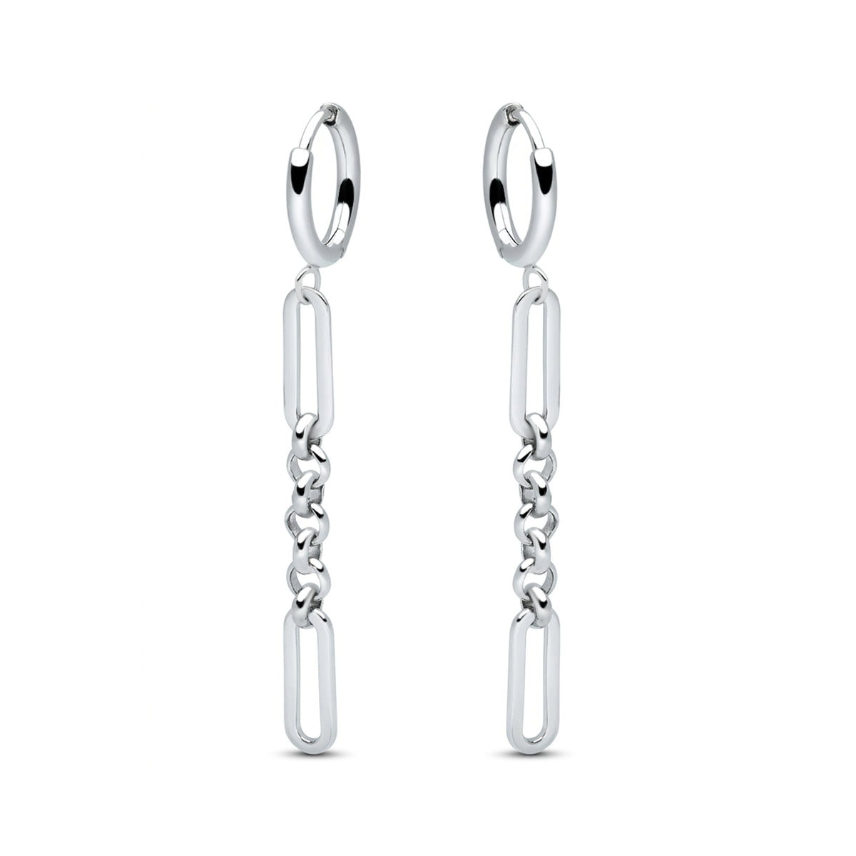 Paperlink Drop Hoops (Platinum)