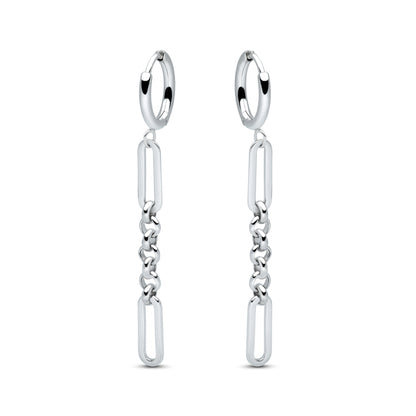 Paperlink Drop Hoops (Platinum)