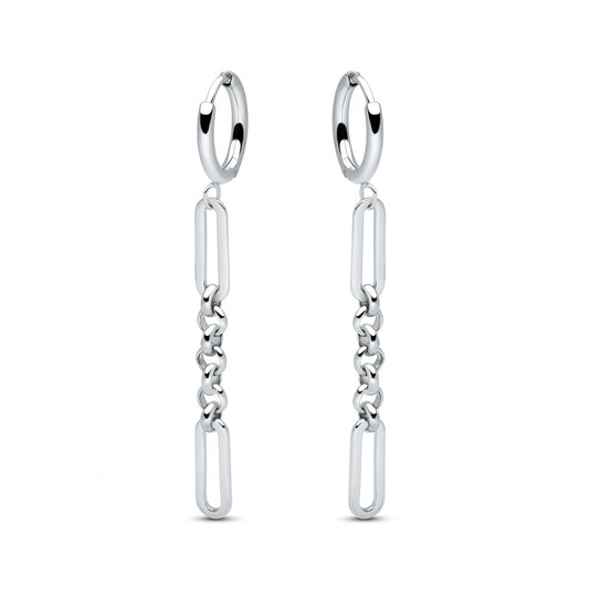 Paperlink Drop Hoops (Platinum)