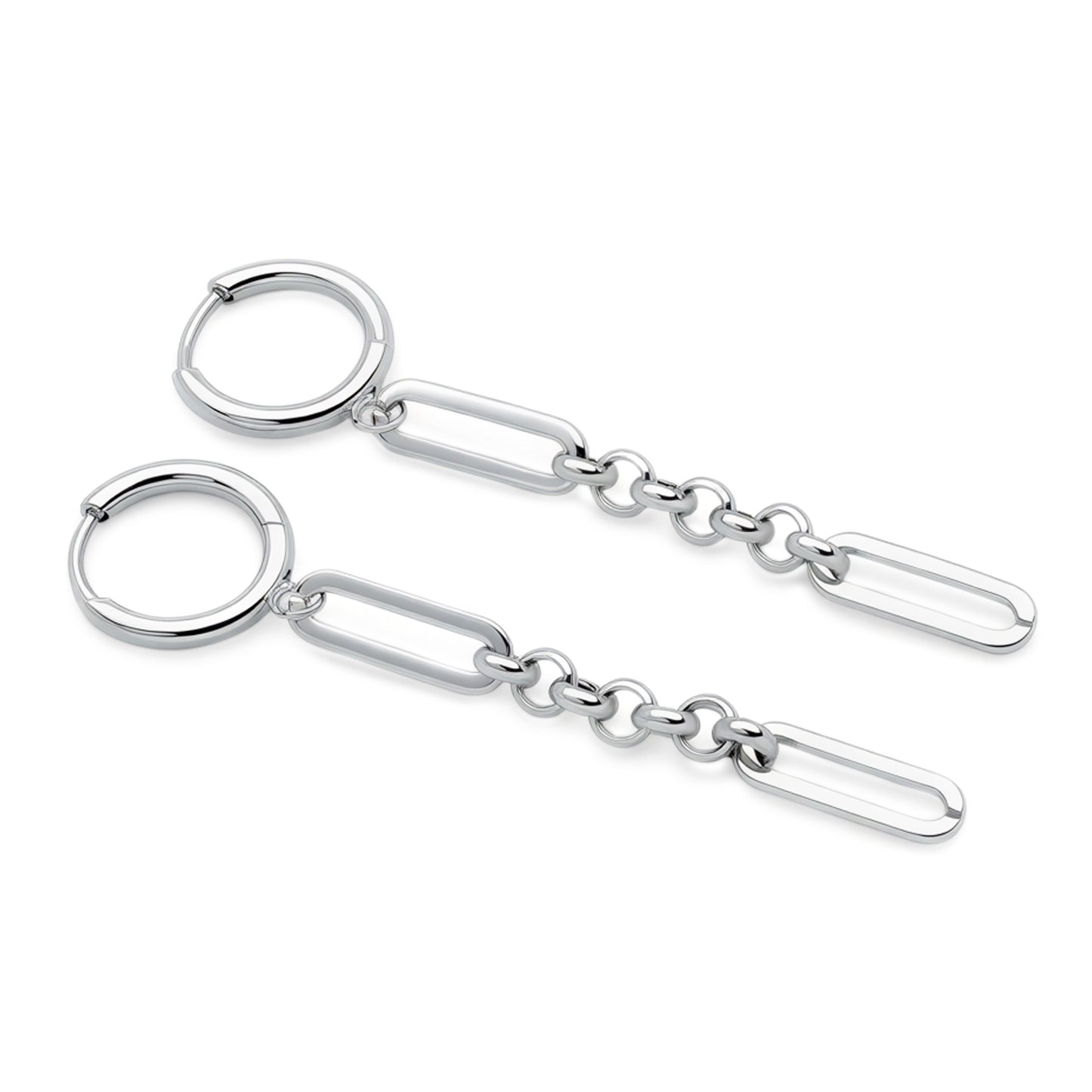 Paperlink Drop Hoops (Platinum)