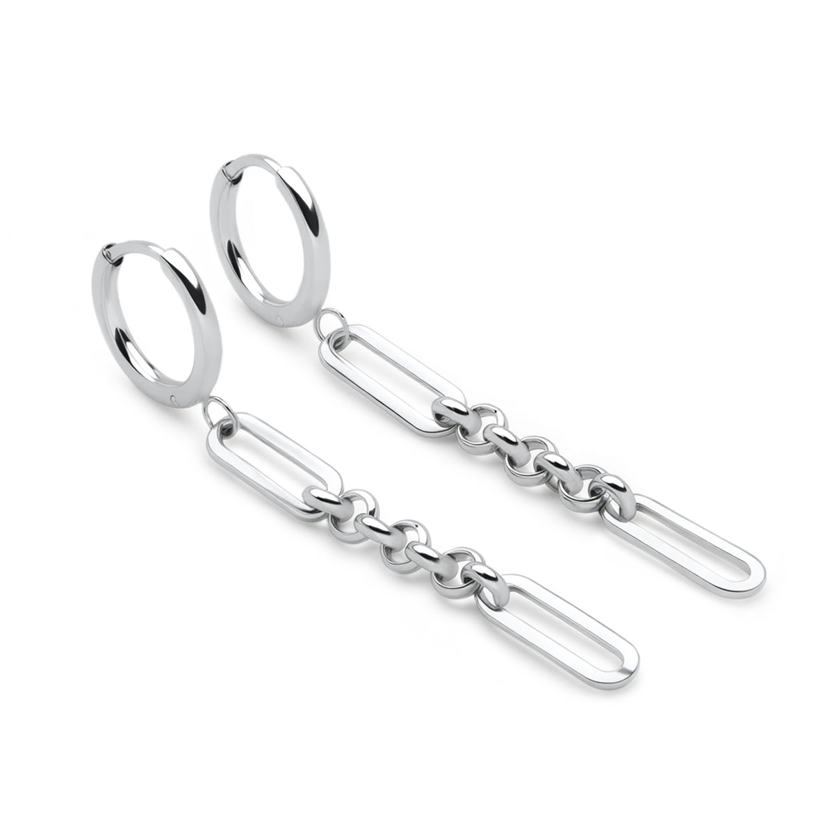 Paperlink Drop Hoops (Platinum)