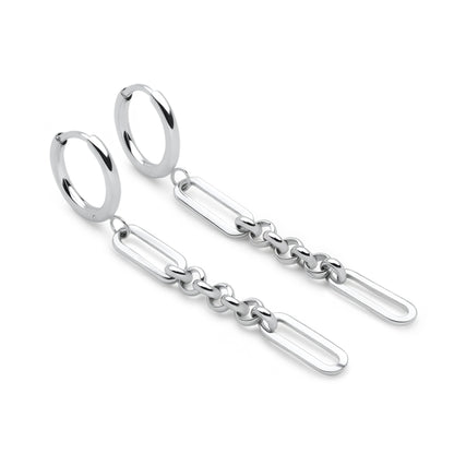 Paperlink Drop Hoops (Platinum)