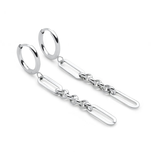 Paperlink Drop Hoops (Platinum)