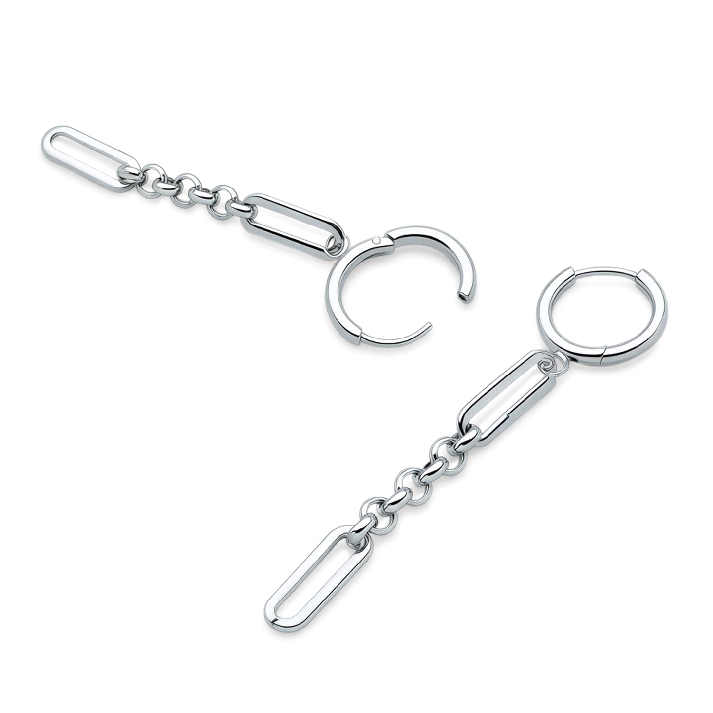 Paperlink Drop Hoops (Platinum)