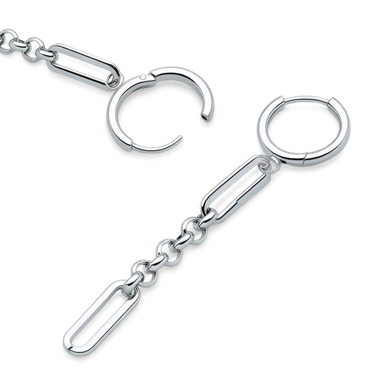 Paperlink Drop Hoops (Platinum)