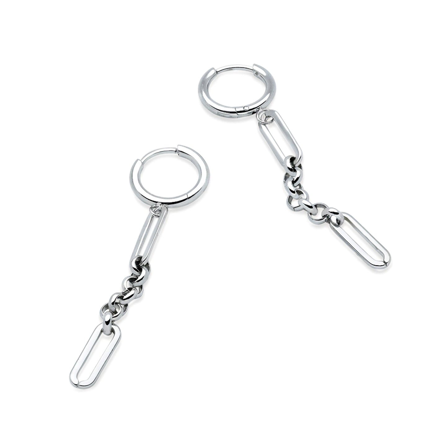 Paperlink Drop Hoops (Platinum)