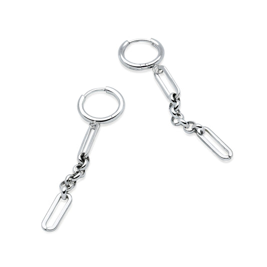 Paperlink Drop Hoops (Platinum)