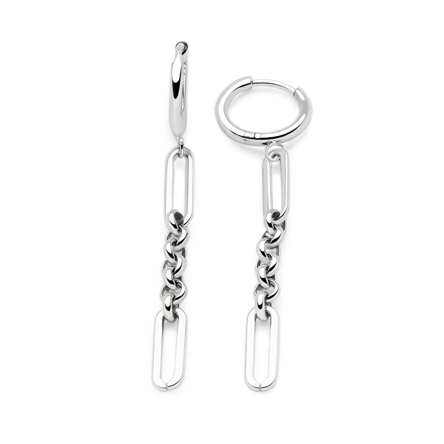 Paperlink Drop Hoops (Platinum)