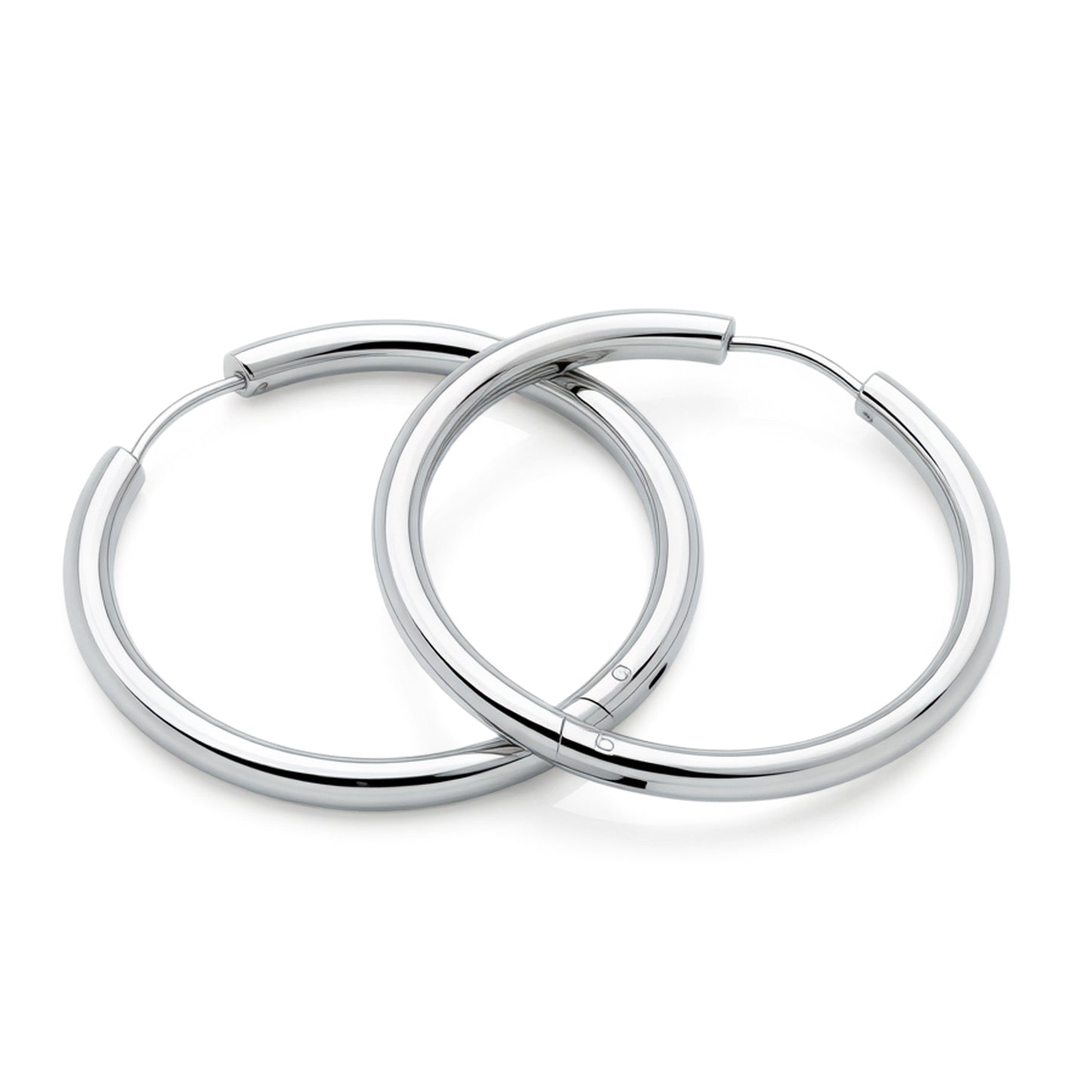 Classic Tube Hoops (Platinum)