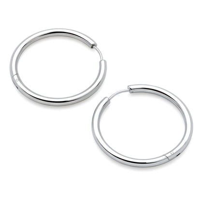 Classic Tube Hoops (Platinum)