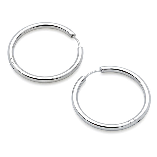 Classic Tube Hoops (Platinum)