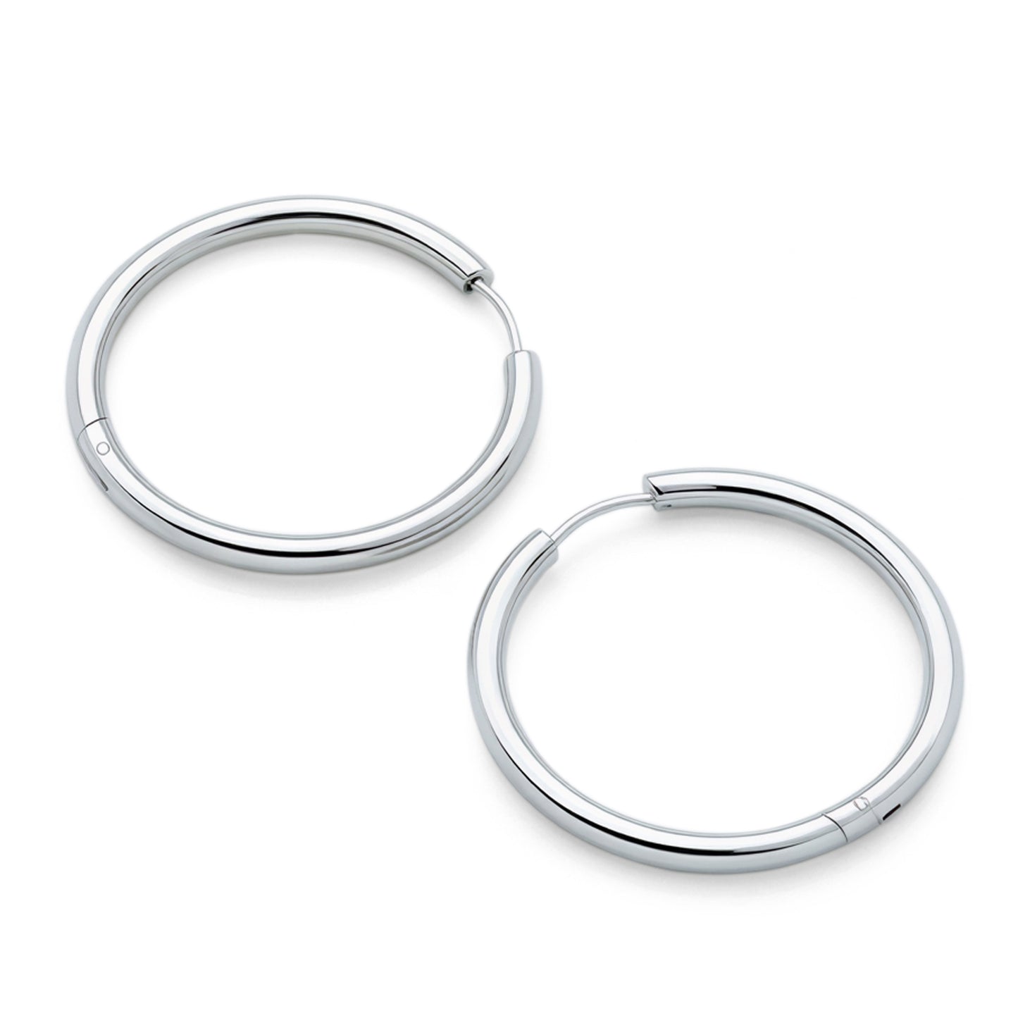 Classic Tube Hoops (Platinum)
